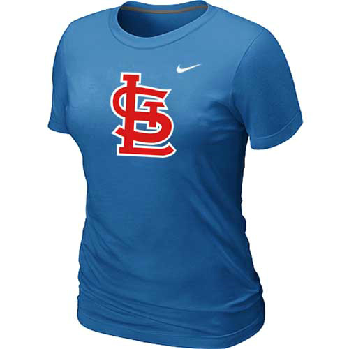 St.Louis Cardinals Heathered L.blue Nike Women's Blended T-Shirt,We sell and wholesale St.Louis Cardinals Heathered L.blue Nike Women's Blended T-Shirt on line form chian!
