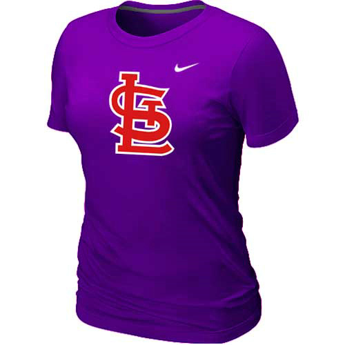 St.Louis Cardinals Heathered Purple Nike Women's Blended T-Shirt,We sell and wholesale St.Louis Cardinals Heathered Purple Nike Women's Blended T-Shirt on line form chian!
