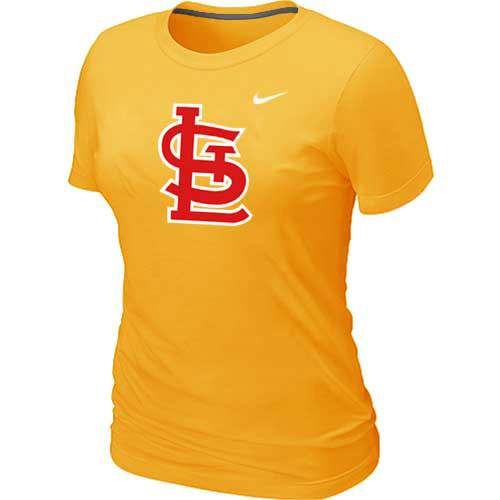 St.Louis Cardinals Heathered Yellow Nike Women's Blended T-Shirt,We sell and wholesale St.Louis Cardinals Heathered Yellow Nike Women's Blended T-Shirt on line form chian!