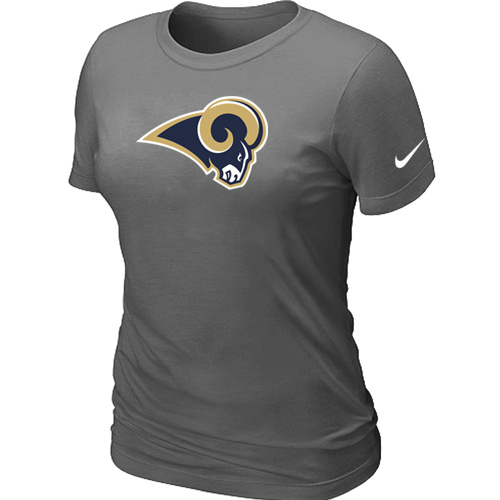 St.Louis Rams D.Grey Women's Logo T-Shirt,We sell and wholesale St.Louis Rams D.Grey Women's Logo T-Shirt on line form chian!