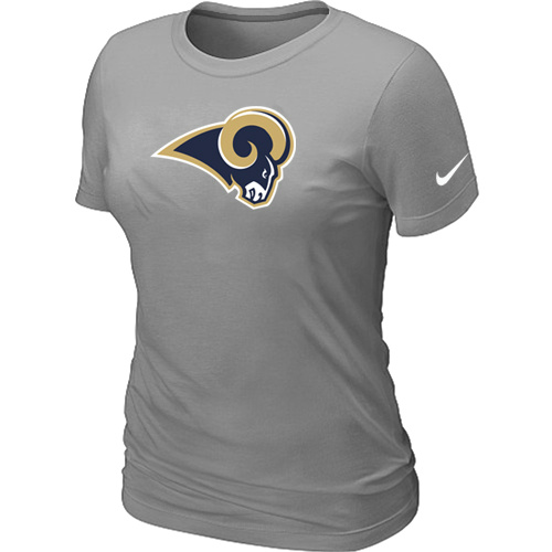 St.Louis Rams L.Grey Women's Logo T-Shirt,We sell and wholesale St.Louis Rams L.Grey Women's Logo T-Shirt on line form chian!