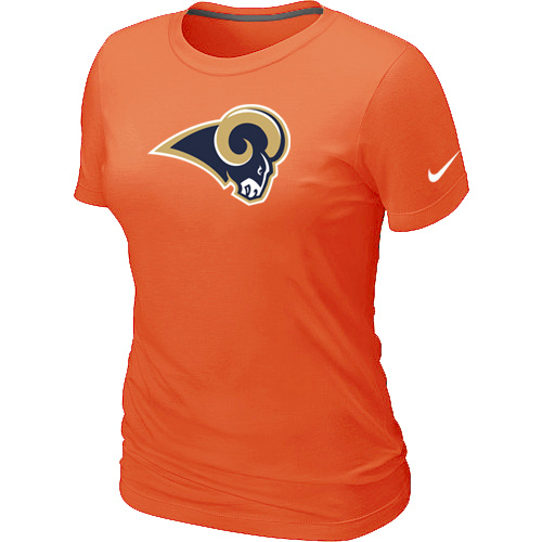 St.Louis Rams Orange Women's Logo T-Shirt,We sell and wholesale St.Louis Rams Orange Women's Logo T-Shirt on line form chian!