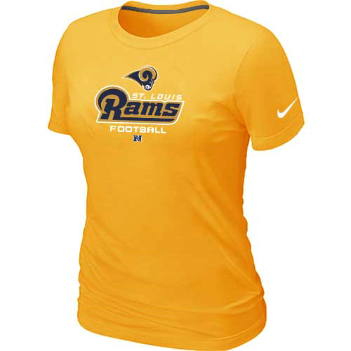St.Louis Rams Yellow Women's Critical Victory T-Shirt,We sell and wholesale St.Louis Rams Yellow Women's Critical Victory T-Shirt on line form chian!
