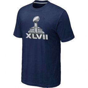 Super Bowl XLVII Logo D.Blue T-Shirt,We sell and wholesale Super Bowl XLVII Logo D.Blue T-Shirt on line form chian!