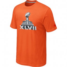 Super Bowl XLVII Logo Orange T-Shirt,We sell and wholesale Super Bowl XLVII Logo Orange T-Shirt on line form chian!