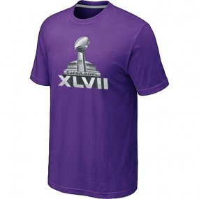 Super Bowl XLVII Logo Purple T-Shirt,We sell and wholesale Super Bowl XLVII Logo Purple T-Shirt on line form chian!
