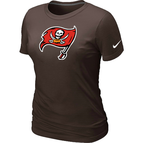 Tampa Bay Buccaneers Brown Women's Logo T-Shirt,We sell and wholesale Tampa Bay Buccaneers Brown Women's Logo T-Shirt on line form chian!