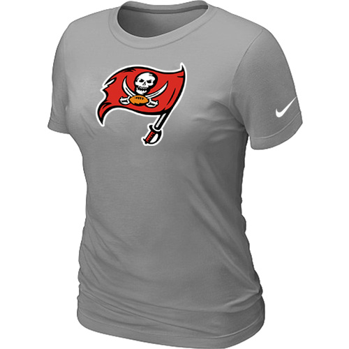 Tampa Bay Buccaneers L.Grey Women's Logo T-Shirt,We sell and wholesale Tampa Bay Buccaneers L.Grey Women's Logo T-Shirt on line form chian!
