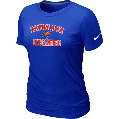 Tampa Bay Buccaneers Women's Heart & Soul Blue T-Shirt,We sell and wholesale Tampa Bay Buccaneers Women's Heart & Soul Blue T-Shirt on line form chian!