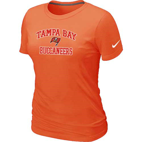 Tampa Bay Buccaneers Women's Heart & Soul Orange T-Shirt,We sell and wholesale Tampa Bay Buccaneers Women's Heart & Soul Orange T-Shirt on line form chian!