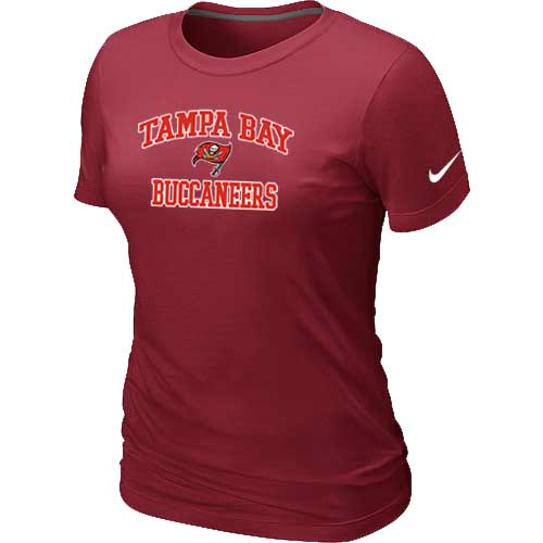 Tampa Bay Buccaneers Women's Heart & Soul Red T-Shirt,We sell and wholesale Tampa Bay Buccaneers Women's Heart & Soul Red T-Shirt on line form chian!