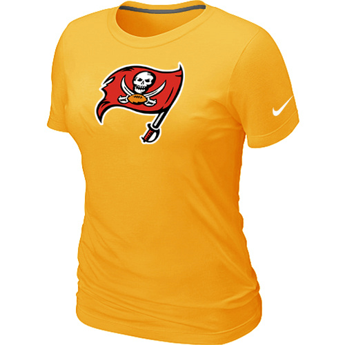 Tampa Bay Buccaneers Yellow Women's Logo T-Shirt,We sell and wholesale Tampa Bay Buccaneers Yellow Women's Logo T-Shirt on line form chian!