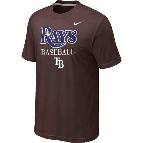 Tampa Bay Rays 2014 Home Practice T-Shirt - Brown,We sell and wholesale Tampa Bay Rays 2014 Home Practice T-Shirt - Brown on line form chian!