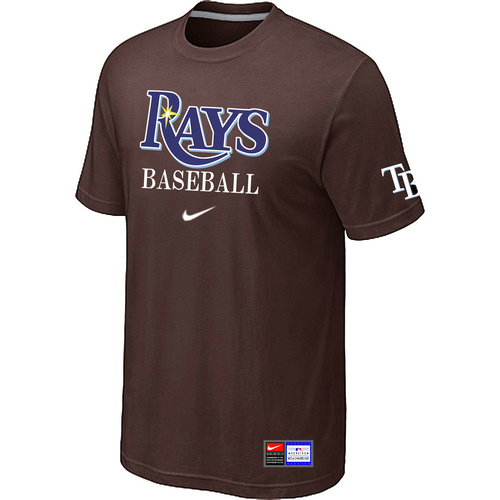 Tampa Bay Rays Brown Nike Short Sleeve Practice T-Shirt,We sell and wholesale Tampa Bay Rays Brown Nike Short Sleeve Practice T-Shirt on line form chian!