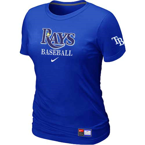Tampa Bay Rays Nike Women's Blue Short Sleeve Practice T-Shirt,We sell and wholesale Tampa Bay Rays Nike Women's Blue Short Sleeve Practice T-Shirt on line form chian!