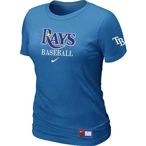 Tampa Bay Rays Nike Women's L.blue Short Sleeve Practice T-Shirt,We sell and wholesale Tampa Bay Rays Nike Women's L.blue Short Sleeve Practice T-Shirt on line form chian!