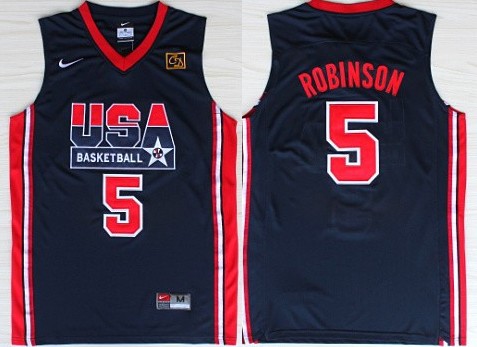 Team USA Basketball #5 David Robinson Navy Blue Throwback Jerseys,We sell and wholesale Team USA Basketball #5 David Robinson Navy Blue Throwback Jerseys on line form chian!