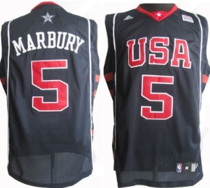 Team USA Basketball #5 Marbury Navy Blue With Red Swingman Jerseys,We sell and wholesale Team USA Basketball #5 Marbury Navy Blue With Red Swingman Jerseys on line form chian!