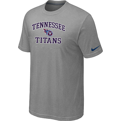 Tennessee Titans Heart & Soul Light grey T-Shirt,We sell and wholesale Tennessee Titans Heart & Soul Light grey T-Shirt on line form chian!