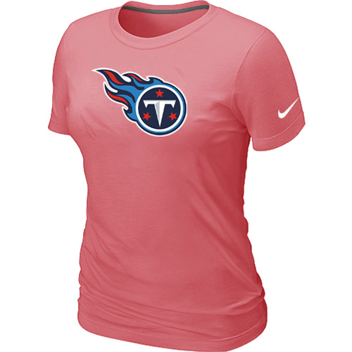 Tennessee Titans Pink Women's Logo T-Shirt,We sell and wholesale Tennessee Titans Pink Women's Logo T-Shirt on line form chian!
