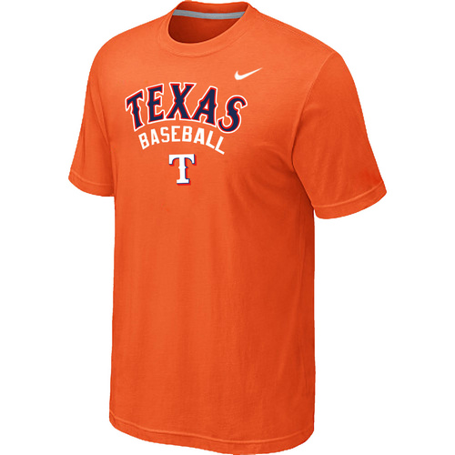 Texans Rangers 2014 Home Practice T-Shirt - Orange,We sell and wholesale Texans Rangers 2014 Home Practice T-Shirt - Orange on line form chian!
