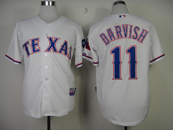 Texas Rangers #11 Darvish 2014 White Jerseys,We sell and wholesale Texas Rangers #11 Darvish 2014 White Jerseys on line form chian!