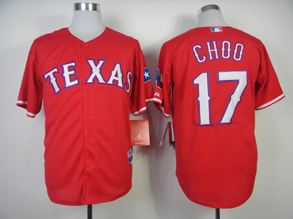 Texas Rangers #17 Choo 2014 Red Jerseys,We sell and wholesale Texas Rangers #17 Choo 2014 Red Jerseys on line form chian!