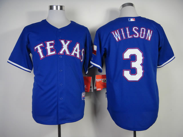 Texas Rangers #3 Wilson 2014 Blue Jerseys,We sell and wholesale Texas Rangers #3 Wilson 2014 Blue Jerseys on line form chian!