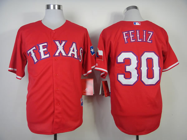Texas Rangers #30 Feliz 2014 Red Jerseys,We sell and wholesale Texas Rangers #30 Feliz 2014 Red Jerseys on line form chian!