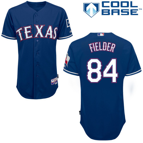 Texas Rangers #84 Fielder Blue Jerseys,We sell and wholesale Texas Rangers #84 Fielder Blue Jerseys on line form chian!