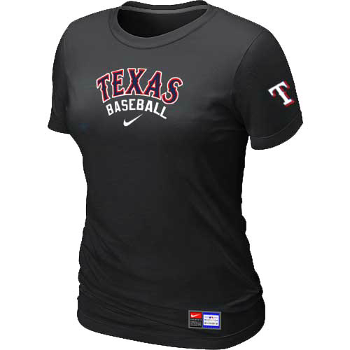 Texas Rangers Nike Women's Black Short Sleeve Practice T-Shirt,We sell and wholesale Texas Rangers Nike Women's Black Short Sleeve Practice T-Shirt on line form chian!