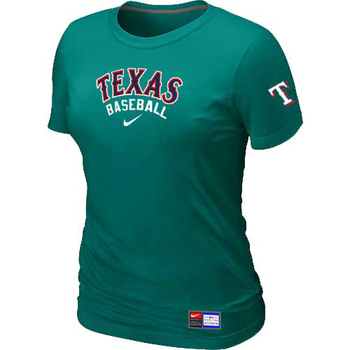 Texas Rangers Nike Women's L.Green Short Sleeve Practice T-Shirt,We sell and wholesale Texas Rangers Nike Women's L.Green Short Sleeve Practice T-Shirt on line form chian!