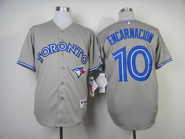 Toronto Blue Jays #10 Edwin Encarnacion Gray Jerseys,We sell and wholesale Toronto Blue Jays #10 Edwin Encarnacion Gray Jerseys on line form chian!