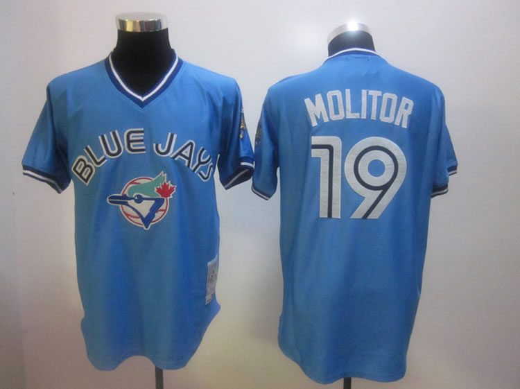 Toronto Blue Jays #19 Molitor Light Blue Jerseys,We sell and wholesale Toronto Blue Jays #19 Molitor Light Blue Jerseys on line form chian!