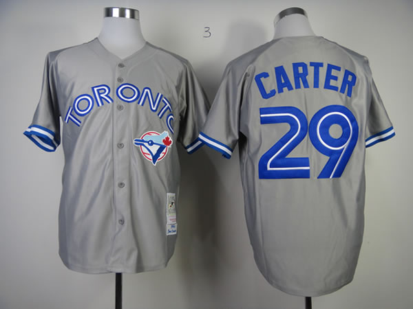 Toronto Blue Jays #29 Carter Grey Throwback 1992 Jerseys,We sell and wholesale Toronto Blue Jays #29 Carter Grey Throwback 1992 Jerseys on line form chian!