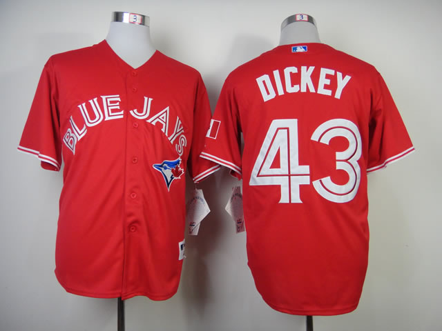 Toronto Blue Jays #43 R.A. Dickey Red Jerseys,We sell and wholesale Toronto Blue Jays #43 R.A. Dickey Red Jerseys on line form chian!