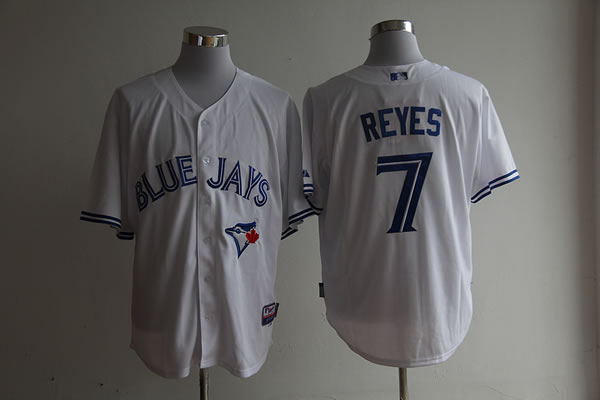 Toronto Blue Jays #7 Jose Reyes White Jerseys,We sell and wholesale Toronto Blue Jays #7 Jose Reyes White Jerseys on line form chian!