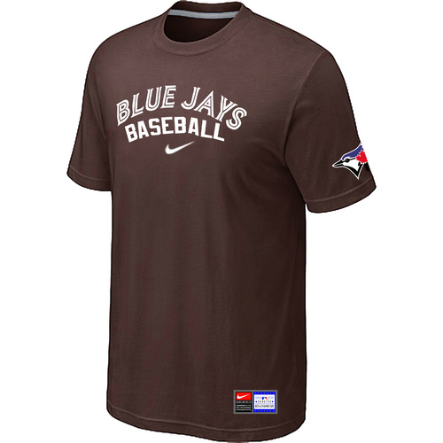 Toronto Blue Jays Brown Nike Short Sleeve Practice T-Shirt,We sell and wholesale Toronto Blue Jays Brown Nike Short Sleeve Practice T-Shirt on line form chian!
