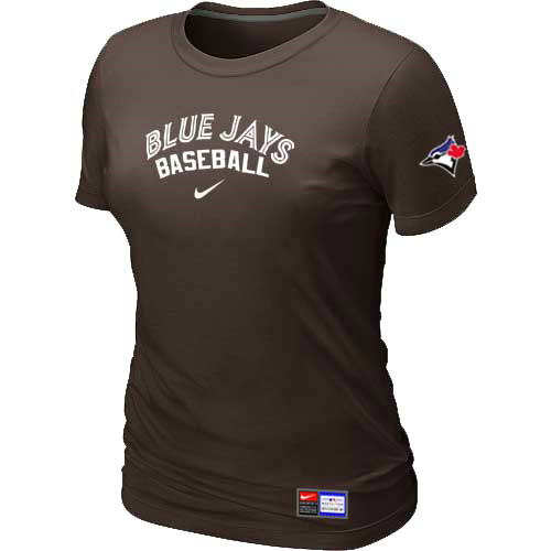 Toronto Blue Jays Nike Women's Brown Short Sleeve Practice T-Shirt,We sell and wholesale Toronto Blue Jays Nike Women's Brown Short Sleeve Practice T-Shirt on line form chian!
