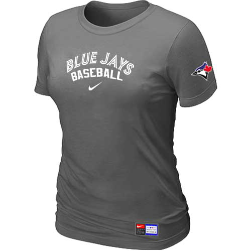 Toronto Blue Jays Nike Women's D.Grey Short Sleeve Practice T-Shirt,We sell and wholesale Toronto Blue Jays Nike Women's D.Grey Short Sleeve Practice T-Shirt on line form chian!