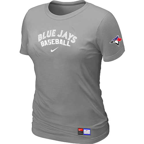 Toronto Blue Jays Nike Women's L.Grey Short Sleeve Practice T-Shirt,We sell and wholesale Toronto Blue Jays Nike Women's L.Grey Short Sleeve Practice T-Shirt on line form chian!