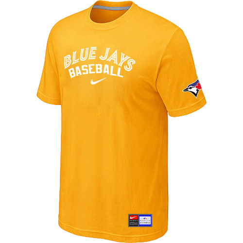 Toronto Blue Jays Yellow Nike Short Sleeve Practice T-Shirt,We sell and wholesale Toronto Blue Jays Yellow Nike Short Sleeve Practice T-Shirt on line form chian!