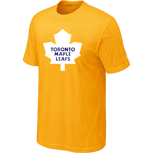 Toronto Maple Leafs Big & Tall Logo Yellow T-Shirt,We sell and wholesale Toronto Maple Leafs Big & Tall Logo Yellow T-Shirt on line form chian!