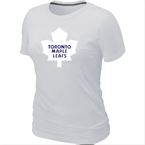 Toronto Maple Leafs Big & Tall Women's Logo White T-Shirt,We sell and wholesale Toronto Maple Leafs Big & Tall Women's Logo White T-Shirt on line form chian!