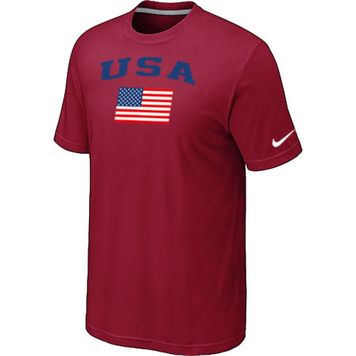 USA Olympics USA Flag Collection Locker Room T-Shirt Red,We sell and wholesale USA Olympics USA Flag Collection Locker Room T-Shirt Red on line form chian!