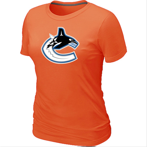 Vancouver Canucks Big & Tall Women's Logo Orange T-Shirt,We sell and wholesale Vancouver Canucks Big & Tall Women's Logo Orange T-Shirt on line form chian!