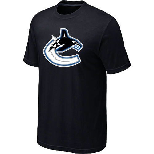 Vancouver Canucks Black Big & Tall Logo T-Shirt,We sell and wholesale Vancouver Canucks Black Big & Tall Logo T-Shirt on line form chian!