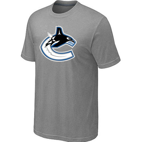 Vancouver Canucks L.Grey Big & Tall Logo T-Shirt,We sell and wholesale Vancouver Canucks L.Grey Big & Tall Logo T-Shirt on line form chian!