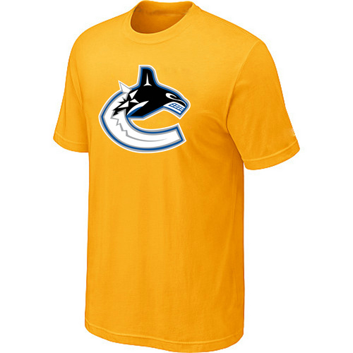 Vancouver Canucks Yellow Big & Tall Logo T-Shirt,We sell and wholesale Vancouver Canucks Yellow Big & Tall Logo T-Shirt on line form chian!