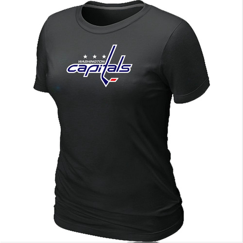 Washington Capitals Big & Tall Women's Logo Black T-Shirt,We sell and wholesale Washington Capitals Big & Tall Women's Logo Black T-Shirt on line form chian!